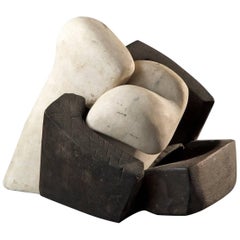 Sculpture by San Gregorio in Stone and Wood, 1950-1960