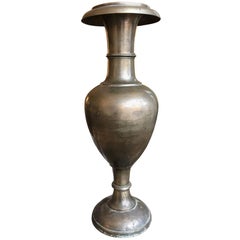 Antique Kashmiri Anglo-Indian Brass Vase