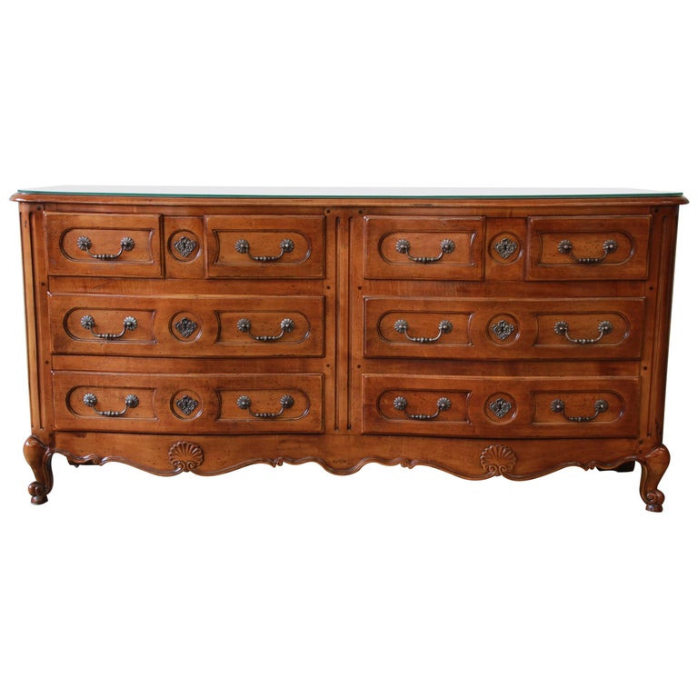 Pierre Deux French Country Double Dresser by Henredon at 1stDibs