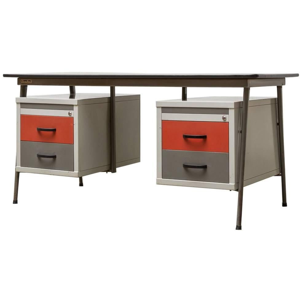 1950s Bauhaus Inspired Industrial Drentea Office Desk