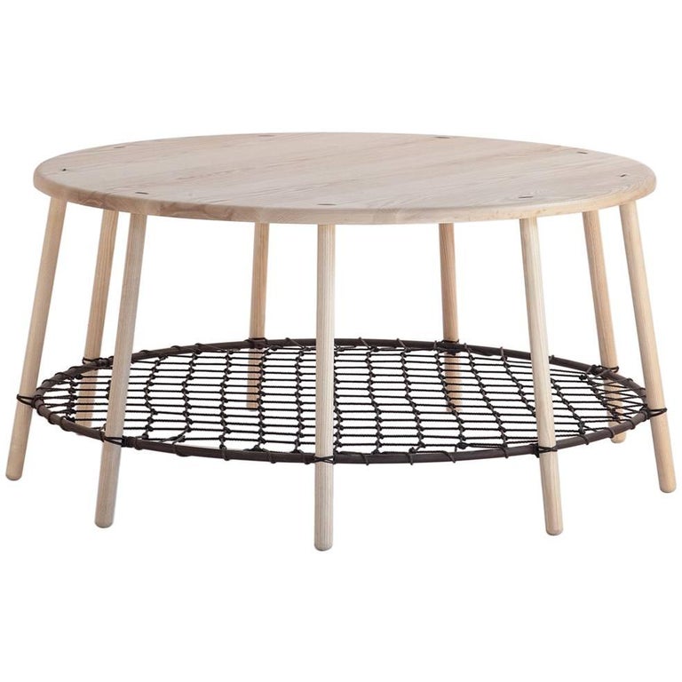 Coffee Table in Solid Canadian White Ash by Hinterland Design For Sale