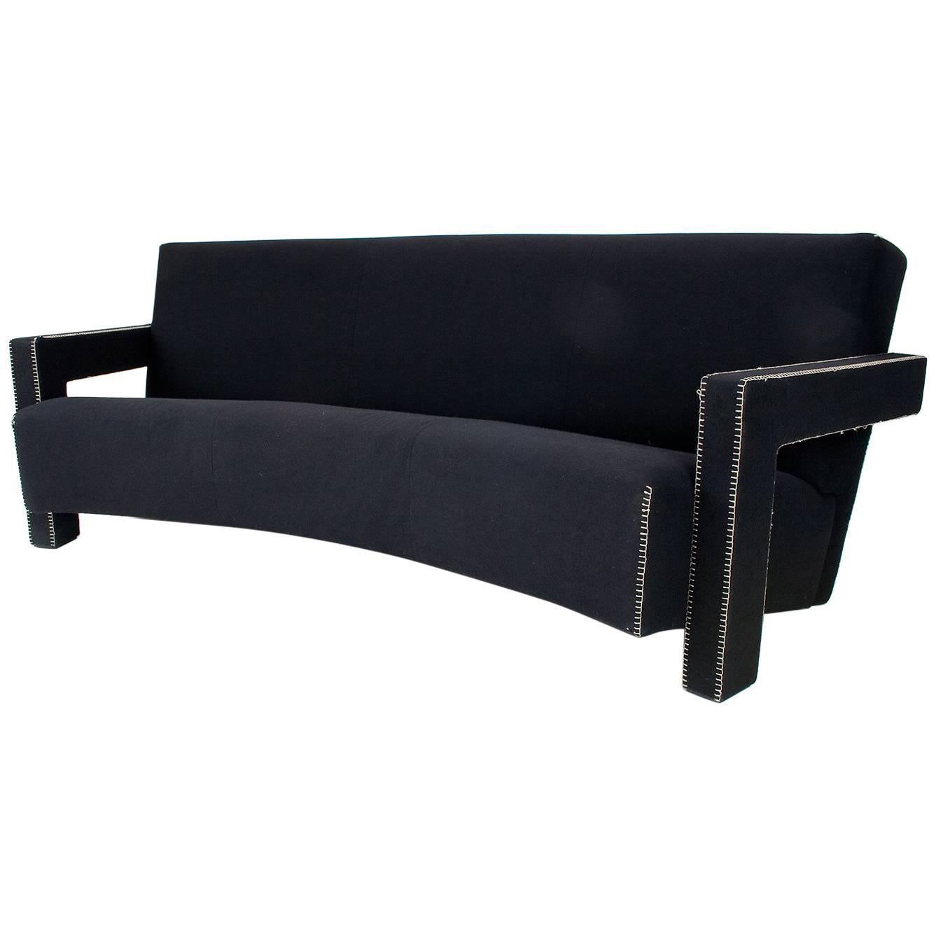 Festinated 'Utrecht' Sofa by Dutch Architect Gerrit Rietveld for Cassina
