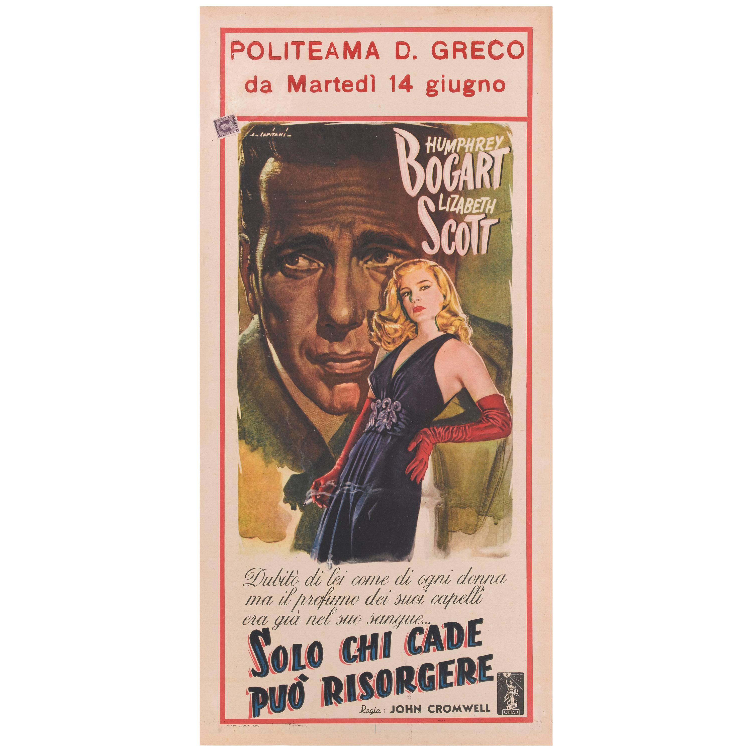 "Dead Reckoning / Solo Chi Cade Puo Risolvere" Original Italian Movie Poster