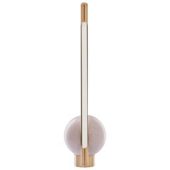 Table Lamp in Marble and Copper, Brazilian Contemporary Style, by Tiago Curioni