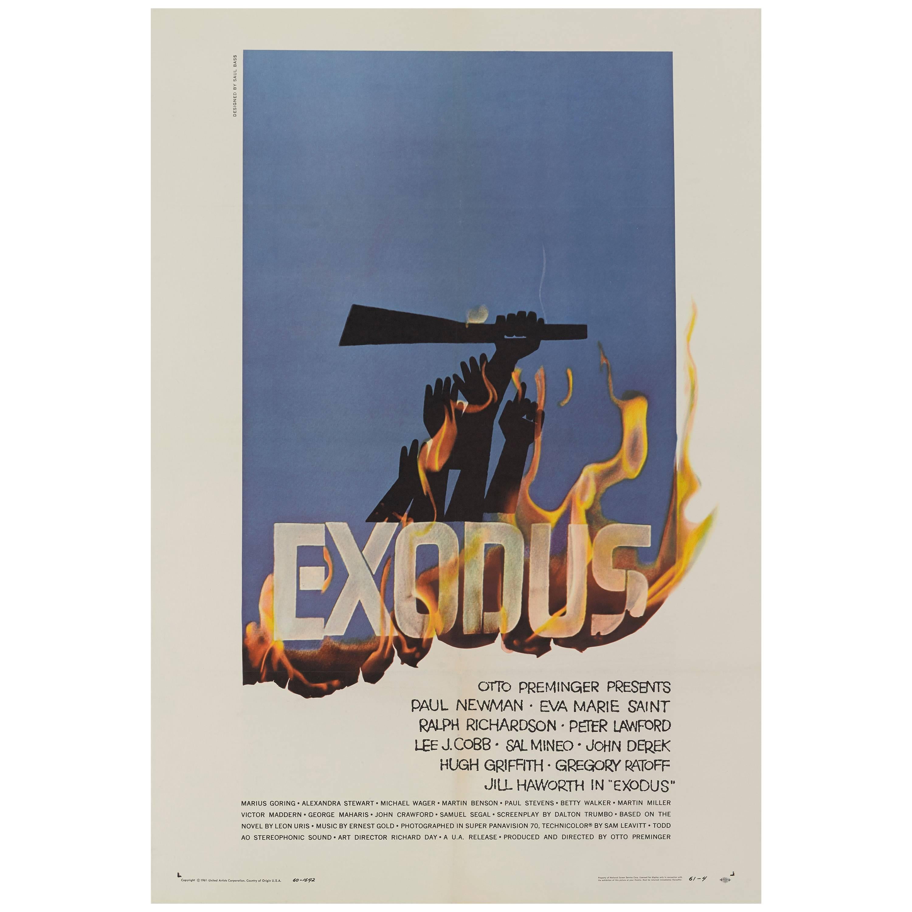 "Exodus", Original US Movie Poster