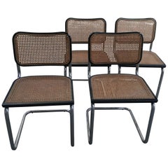 Italian Dining Chairs from 1970s by Marcel Breuer for Cidue