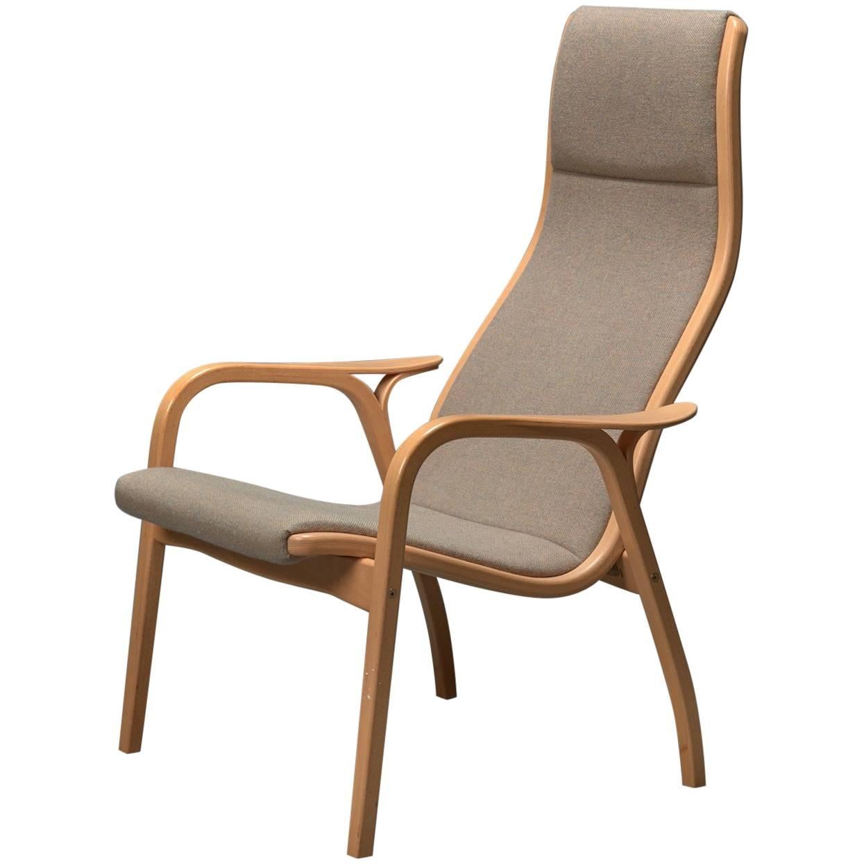 Beech Lamino Lounge Chair by Yngve Ekström for Swedese