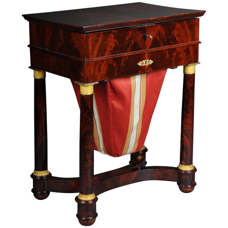 Antique Empire Sewing Table, Paris, circa 1810 For Sale at 1stdibs