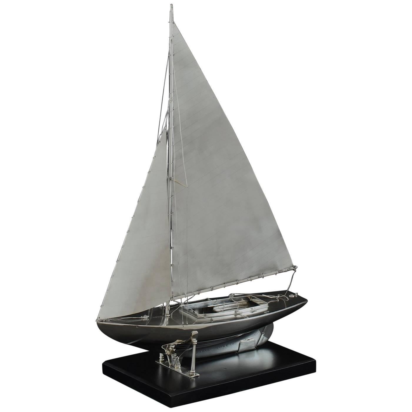 Benzie's Sterling Silver Model Yacht