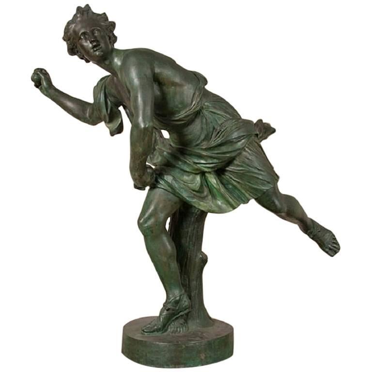 Grande statue d'H Hippomene en vente