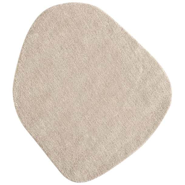 Little Stone 7 Ivory Hand-Tufted Wool Rug by Diego Fortunato For Sale ...