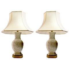 Pair of Frederick Cooper Blanc de Chine Style Table Lamps