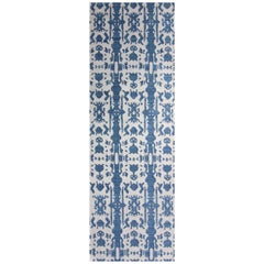 Eskayel, Biami, Indigo Flat-Weave Rug