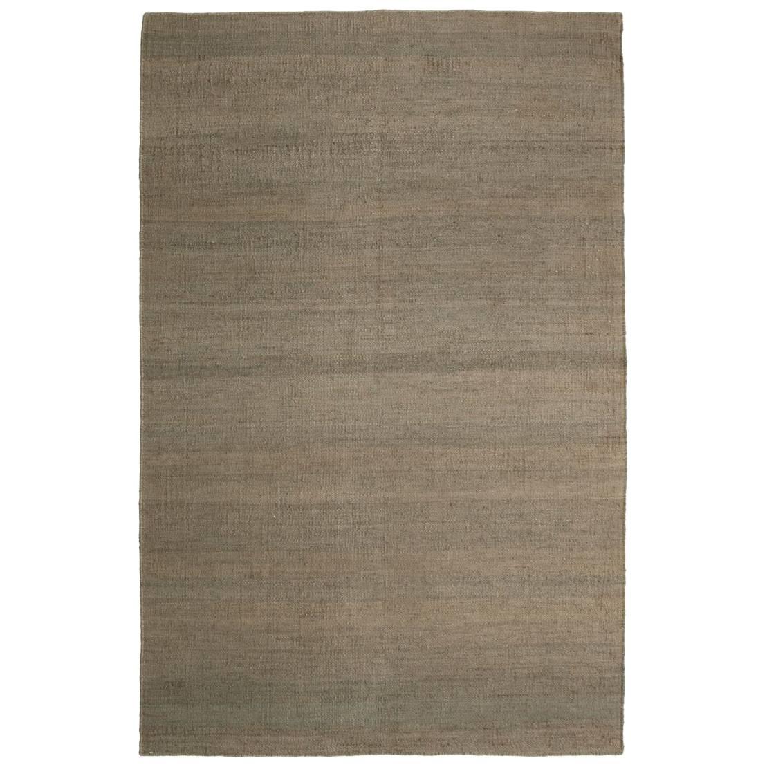 Vegetal Grey Hand-Loomed Jute Rug by Nani Marquina & Ariadna Miquel, Medium For Sale