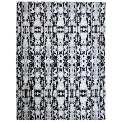 Eskayel, Biami, alfombra negra, tejido Lulu 100% seda