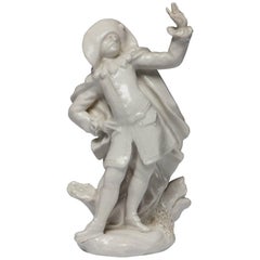 Dottore, dalla Commedia Dell'arte, Bow Porcelain, 1752 circa