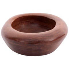 Large Early Organic Shaped Odile Noll Bowl in Walnut