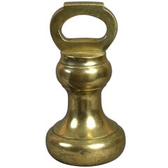 Antique 19th Century 56lb Brass Weight