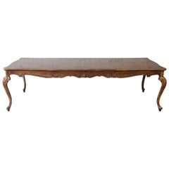 French Provincial Extension Dining Table by Baker Furniture