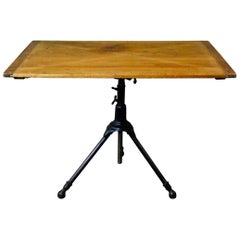 1910 A. Hoffman Cast Iron Adjustable American Drafting Table