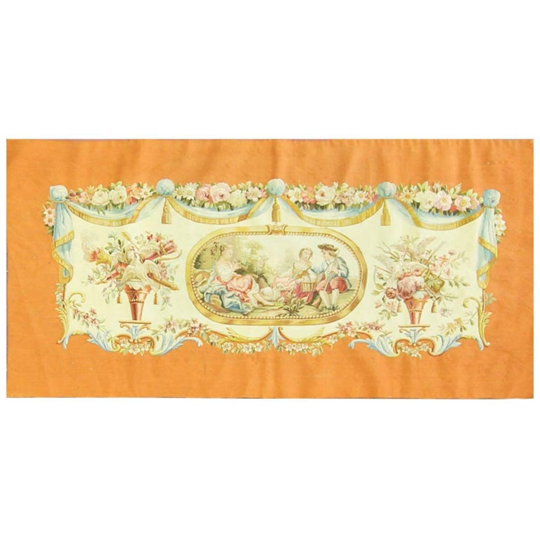 Antique Aubusson Tapestry, Extreme Fine For Sale at 1stDibs