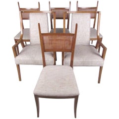Stylish Set of Six Harvey Probber Dining Chairs