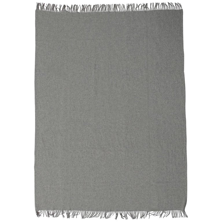 Storm Gray Blanket by Saved New York For Sale at 1stdibs