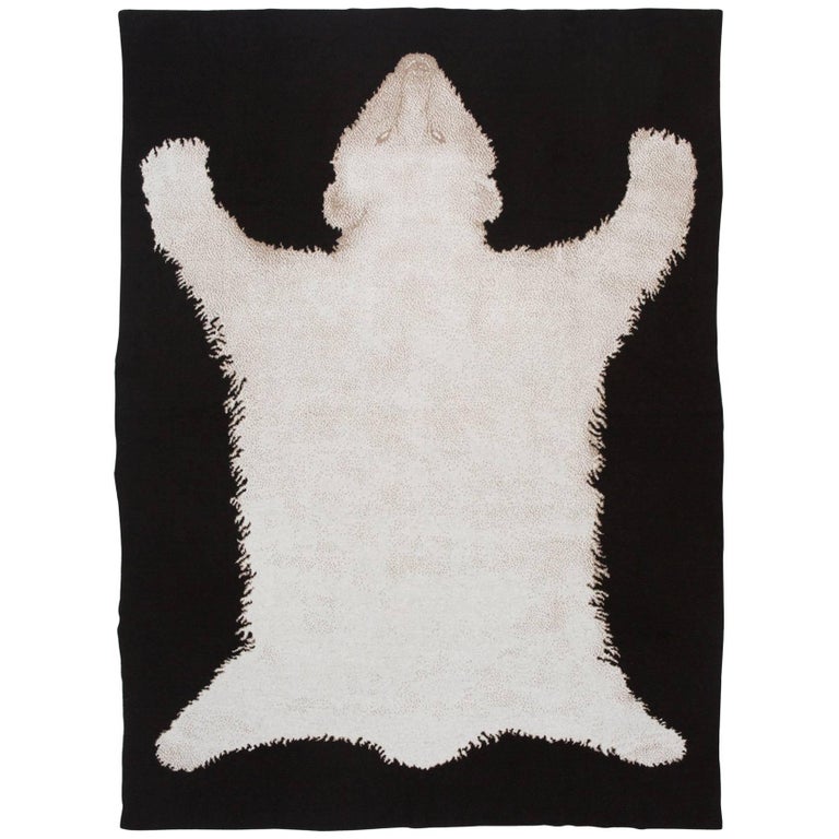 Polar Bear Blanket by Saved, New York For Sale at 1stDibs