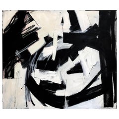 Retro Black and White Abstract iconic Palm Springs Artist