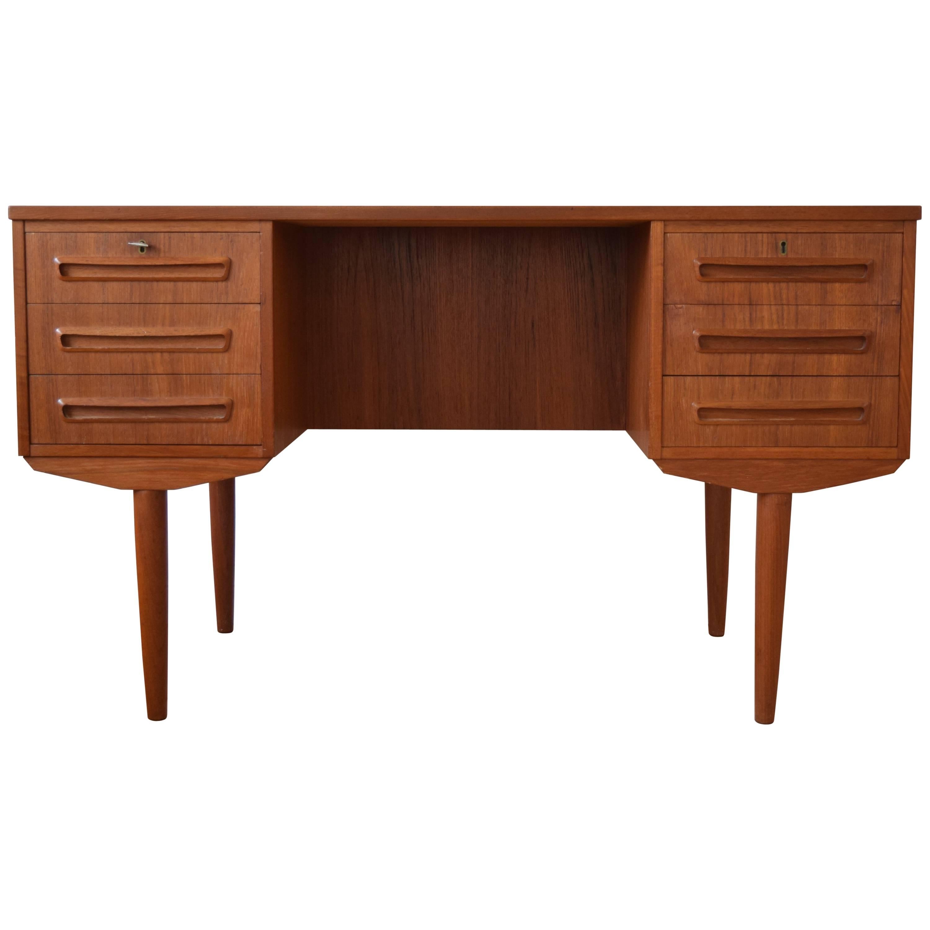 Teak Desk by J. Svenstrup for A.P. Møbler 1960s Denmark