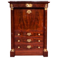 Early 19th Century French Empire Period "Secretaire a Abattant", circa 1810