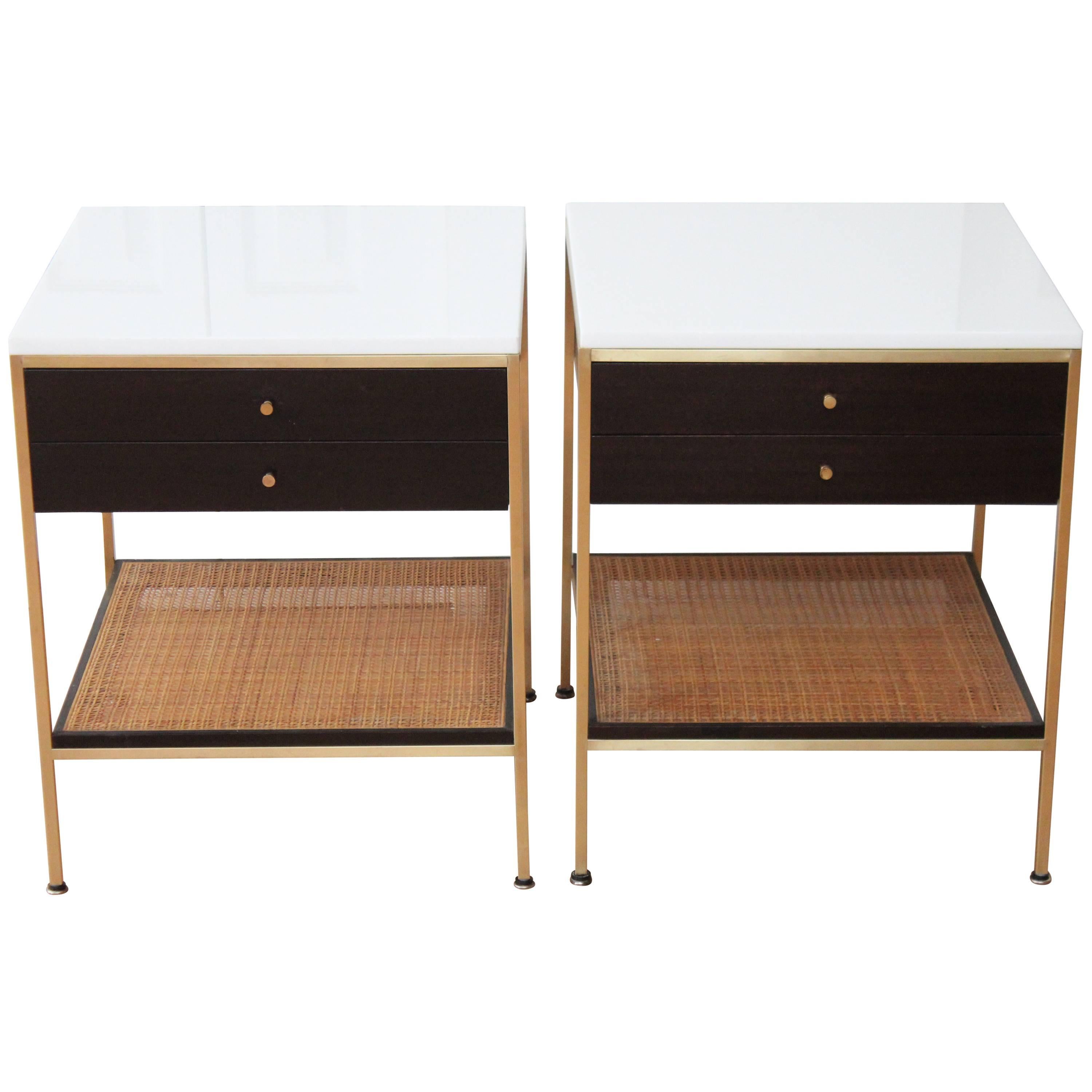 Paul McCobb Pair of Nightstands Side Tables