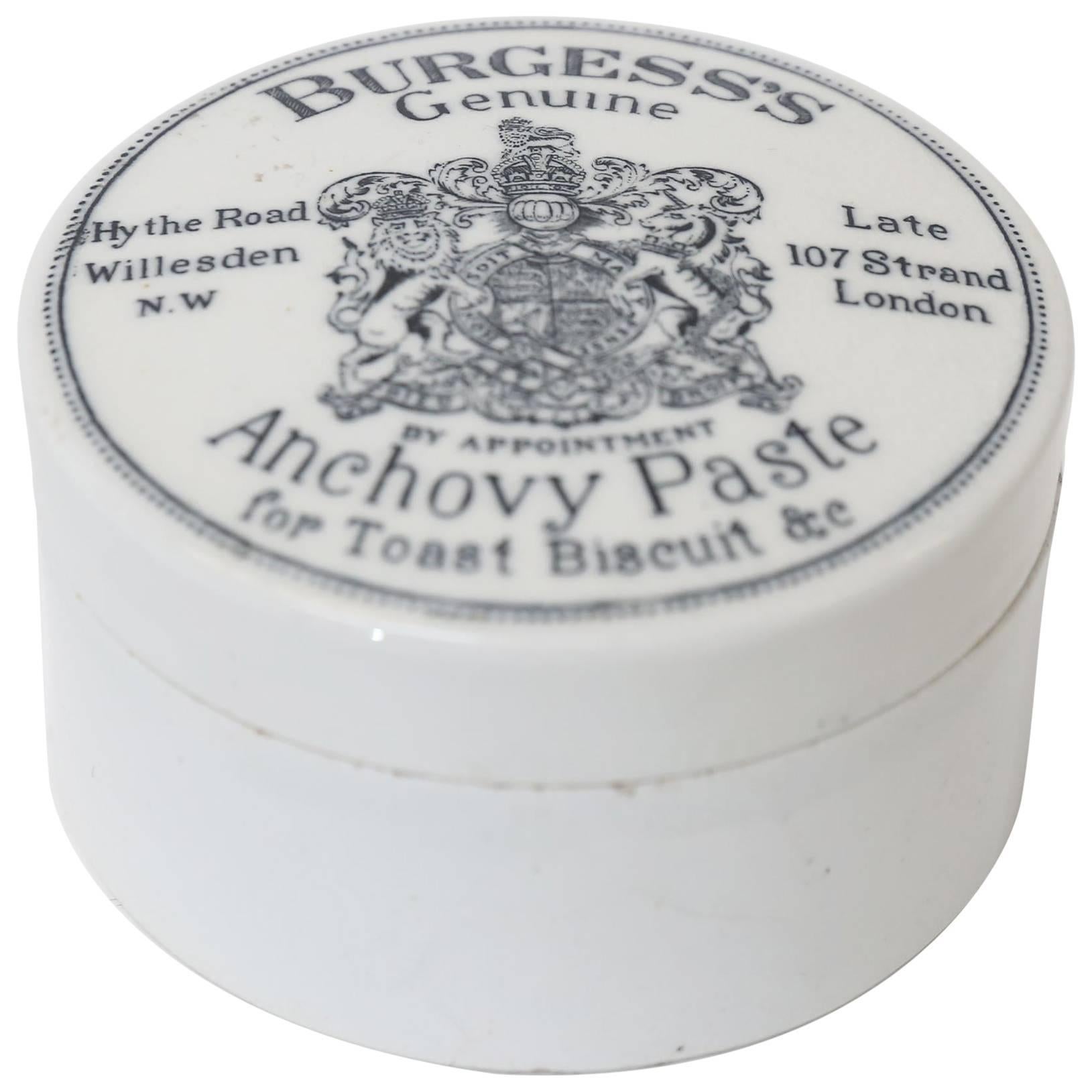 English Anchovy Paste Pot