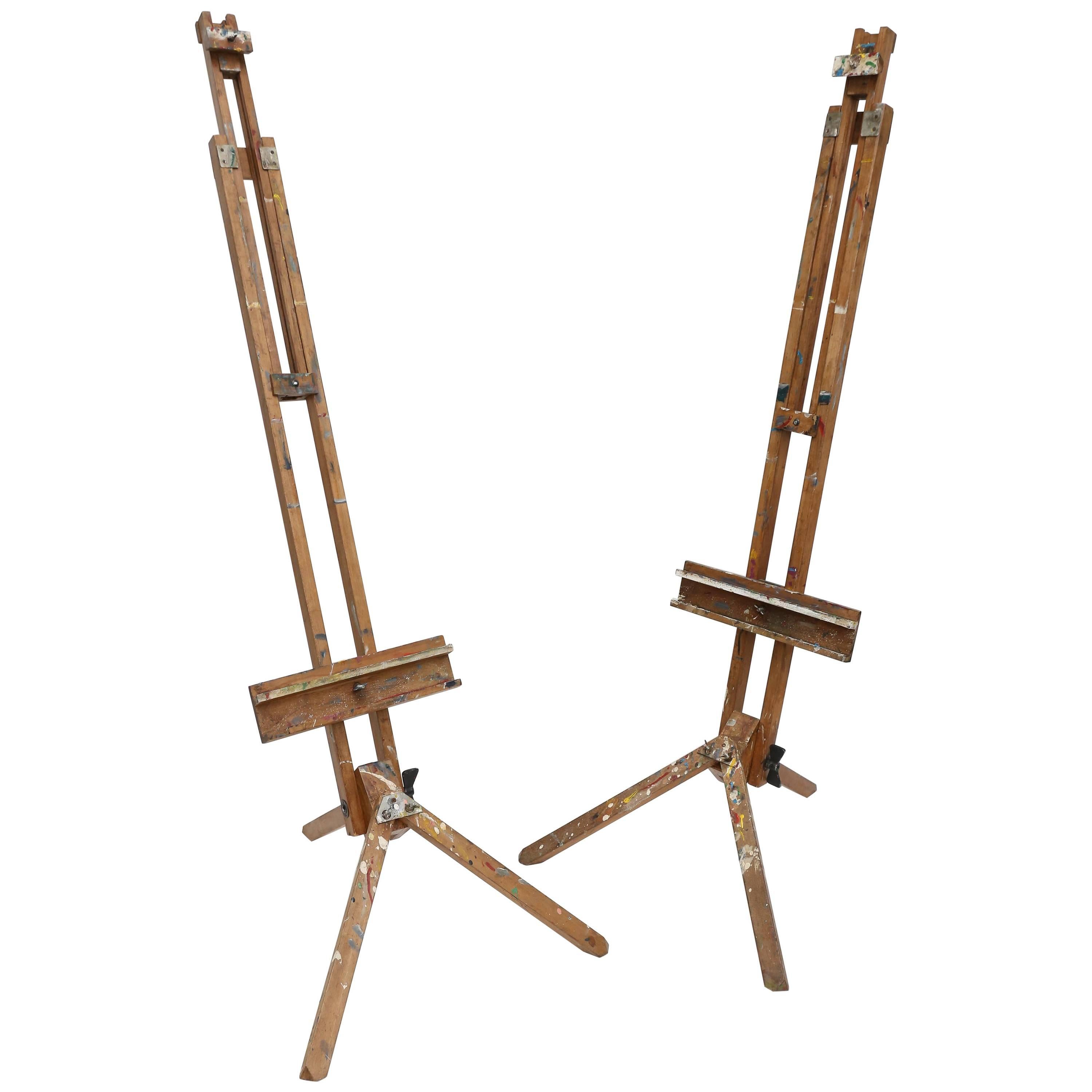 Vintage Art School Easel For Sale at 1stDibs