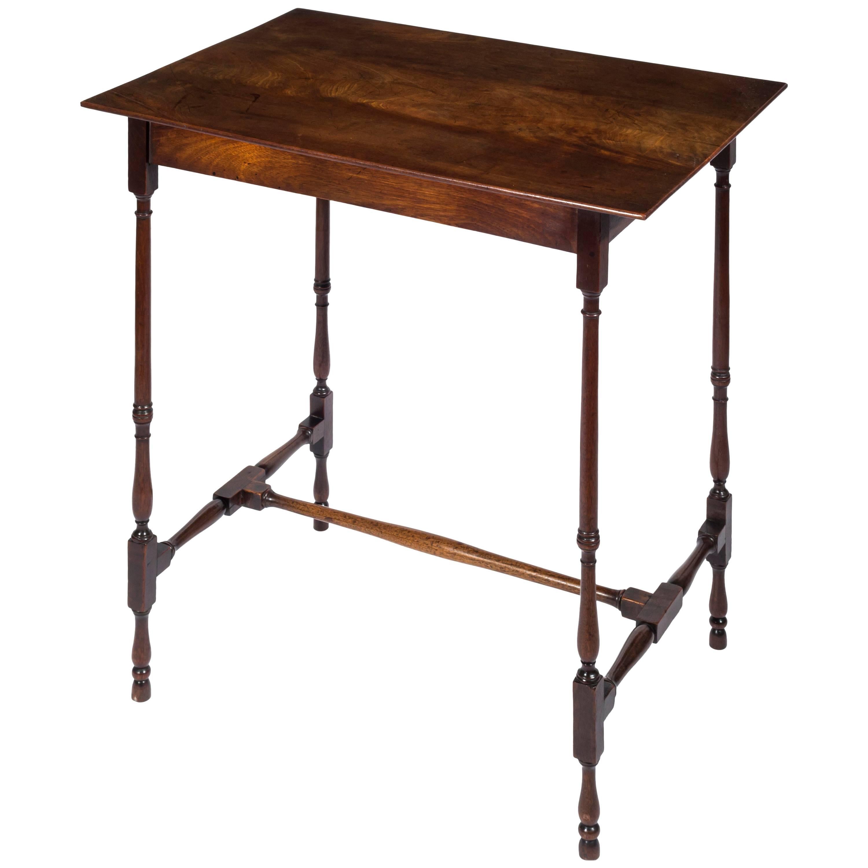 English 18th Century George III Chippendale Spider Leg Mahogany Side Table