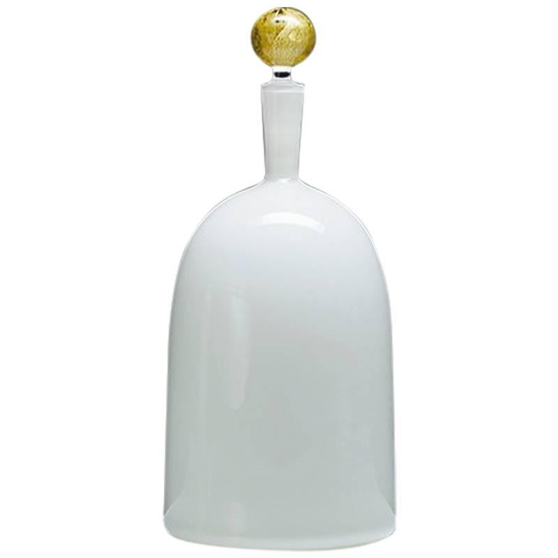 Carmella Barware Wide Bottle, Ivory For Sale
