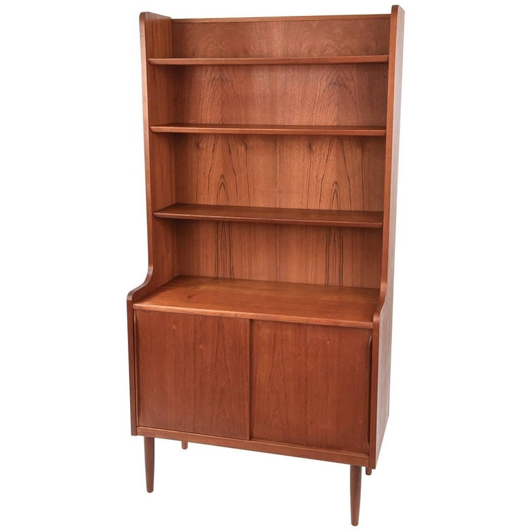 Danish Midcentury Teak Bookcase By Johannes Sorth For Nexo Danish Midcentury Teak Bookcase By Johannes Sorth For Nexo Mobelfabrik