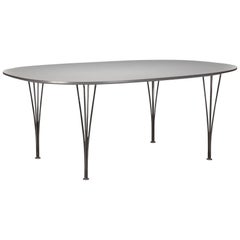 Table Super Ellipse de Piet Hein et Bruno Mathsson pour Fritz Hansen