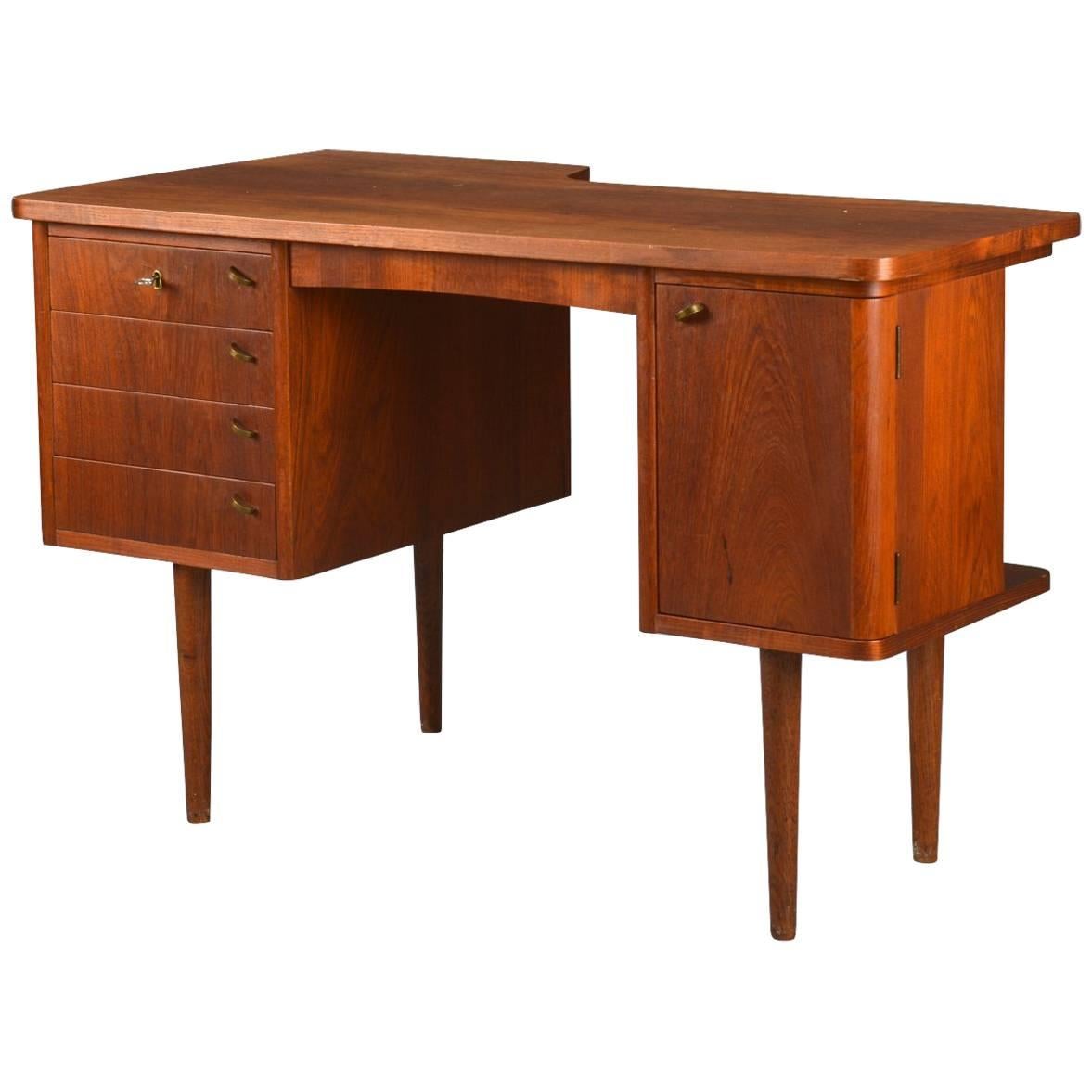 Danish Modern Teak Desk, 1960s