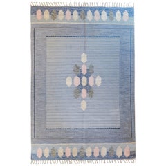 Wonderful Vintage Swedish Kilim Rug