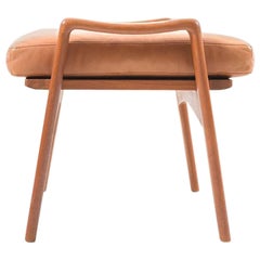 Midcentury Danish Teak Footstool by Arne Wahl Iversen for Komfort