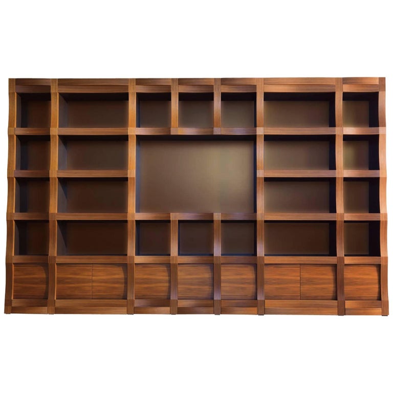 "Shirley" Wooden Bookcase For Sale at 1stDibs