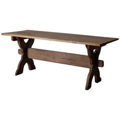 Table Trestle Swedish, 19th Century, Sweden