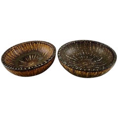 Rörstrand/Rørstrand Gunnar Nylund, Pair of Ceramic Bowls