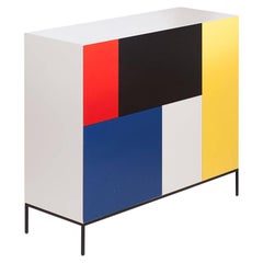 Cabinet post-moderne Mondriaan De Stijl pour Pastoe