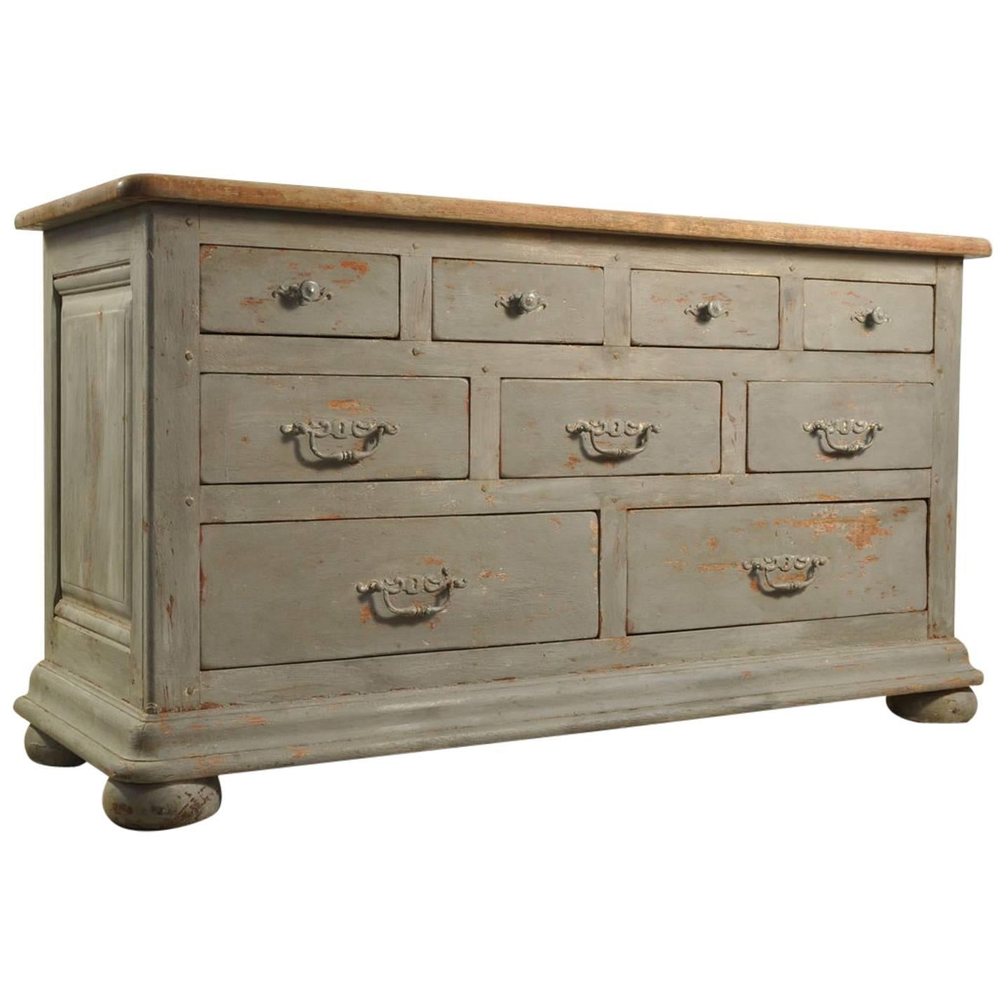 Repainted Vintage Spanish Chest of Drawers For Sale