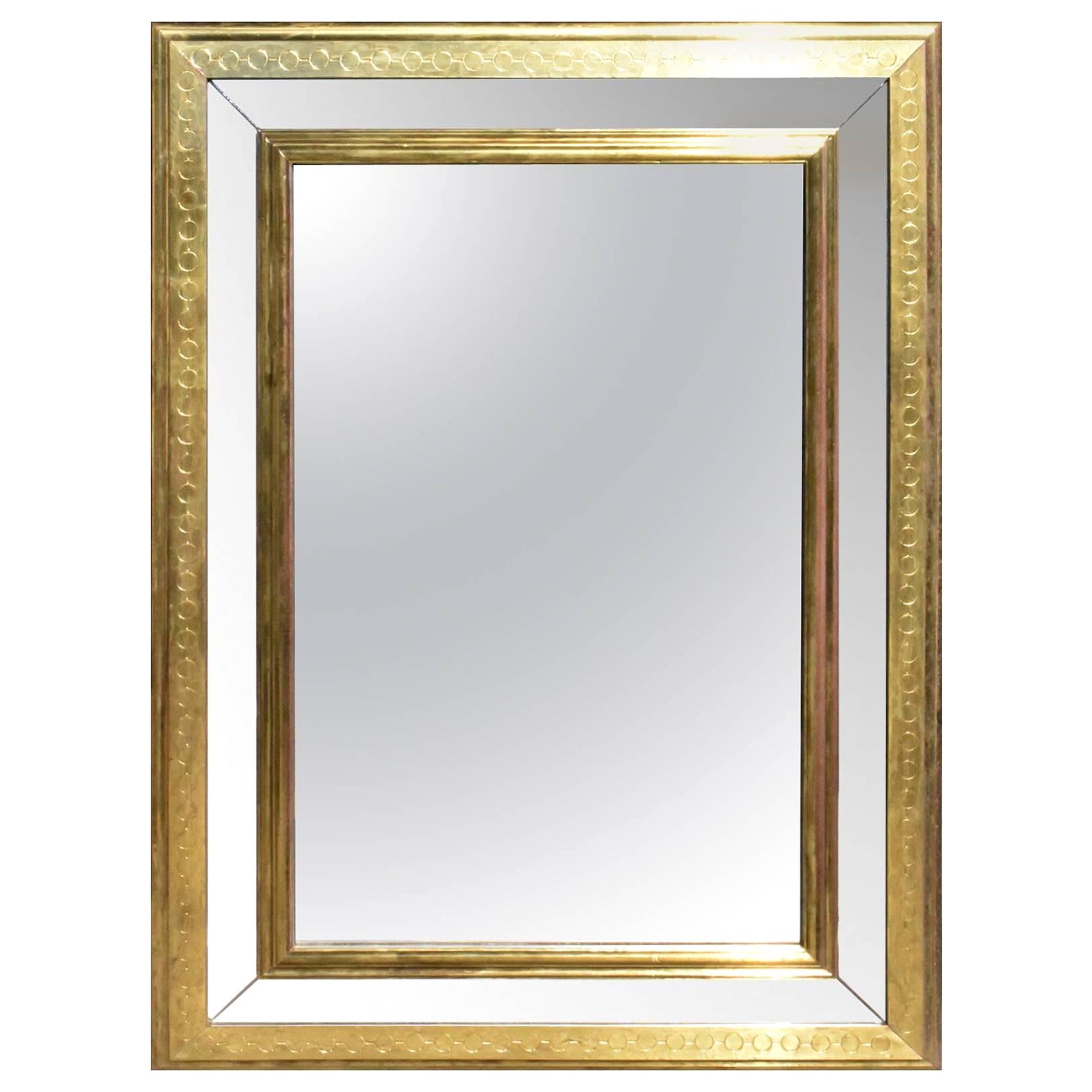 1980s, Mirror with Gilded Frame