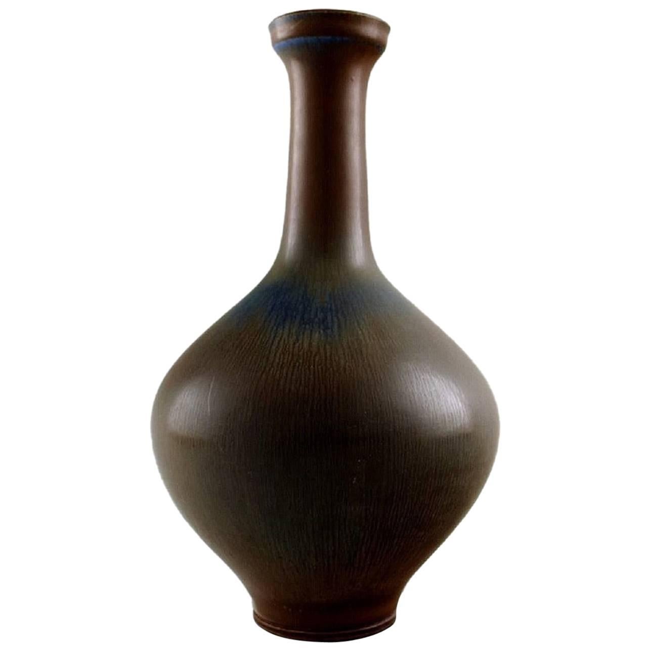 Early Berndt Friberg Studio Large Ceramic Vase, Modern Swedish Design