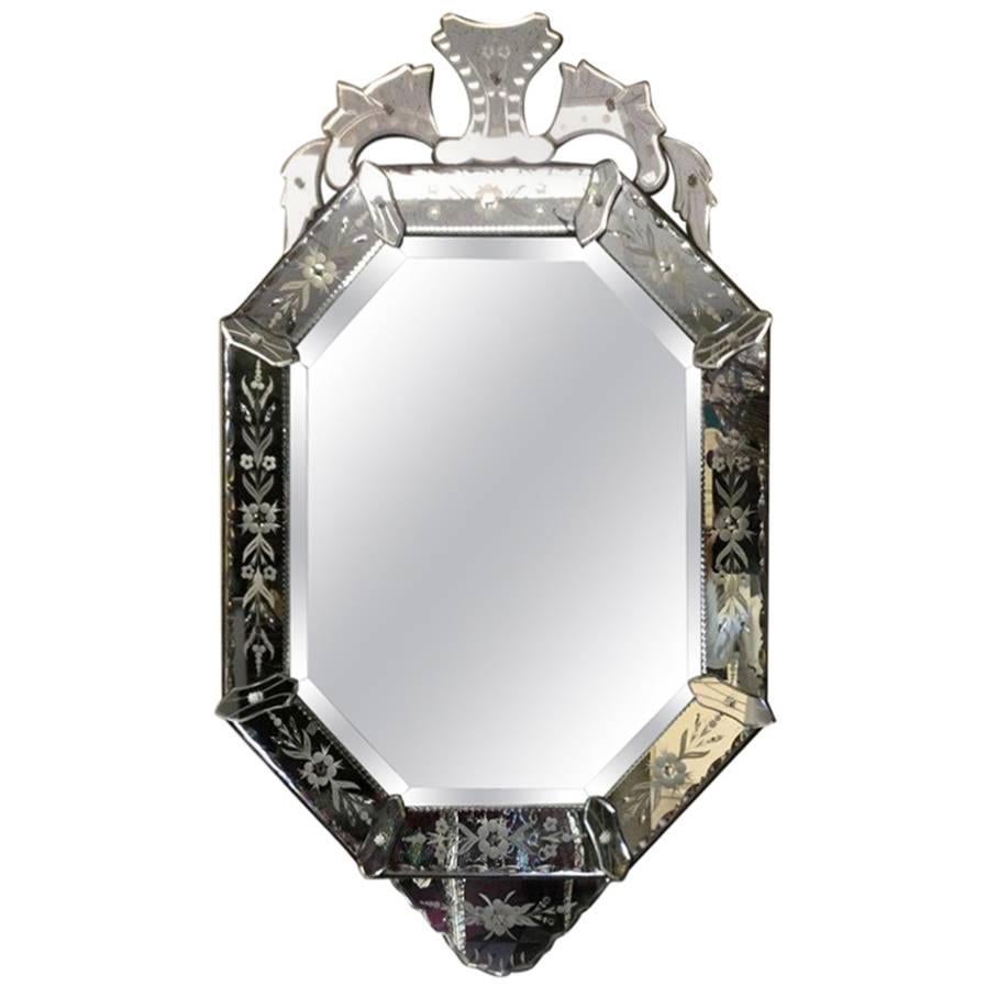 Elegant and large style Floor Mirror at 1stdibs