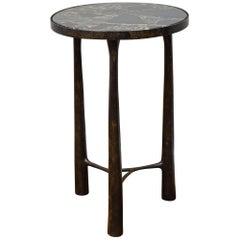 Side Table Bronze and Marble
